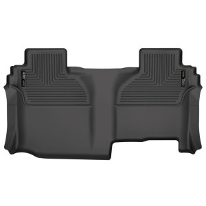 Chevrolet Silverado 3500 Floor Mats - Rear - Husky Liners - X-act Contour - Black - `19-`21
